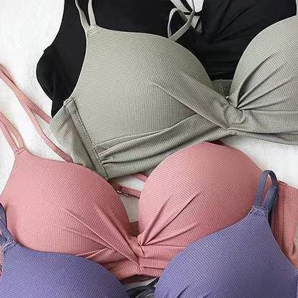 Bh Seamless Deep V Cross Women Bra