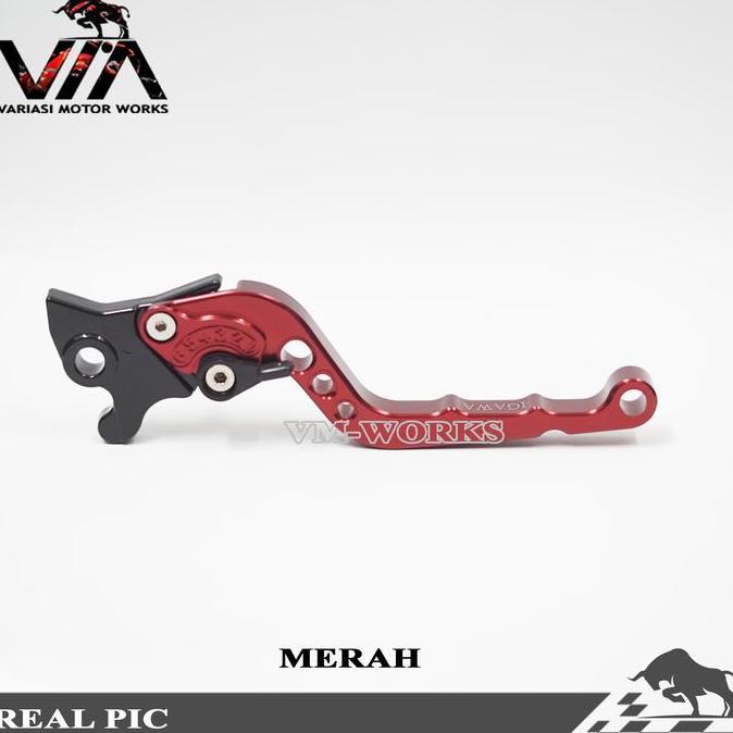 DF186 >> Handle Rem Tunggal Variasi Sepeda Motor Yamaha Jupiter Z / Z1 / Burhan / Vega R Bahan Full 