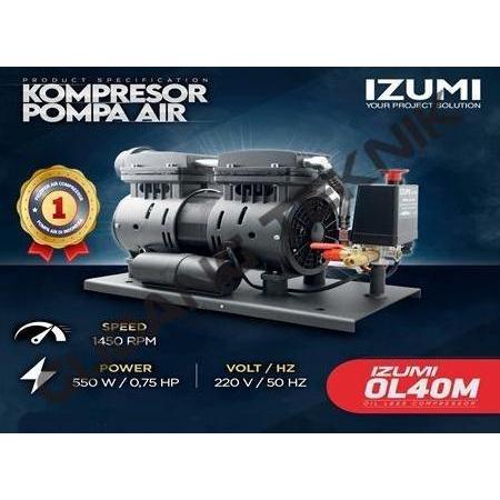 CARDIENAL Mesin Kepala Kompresor Pompa Air OL40M IZUMI / Waterpump Oilless Jet Pump OL 40M Water Pum