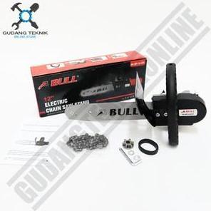 SABILULUNGAN Adapter Chainsaw Mini BULL Electric Chain Saw Stand 12inch BULL Adaptor Chainsaw Gerind