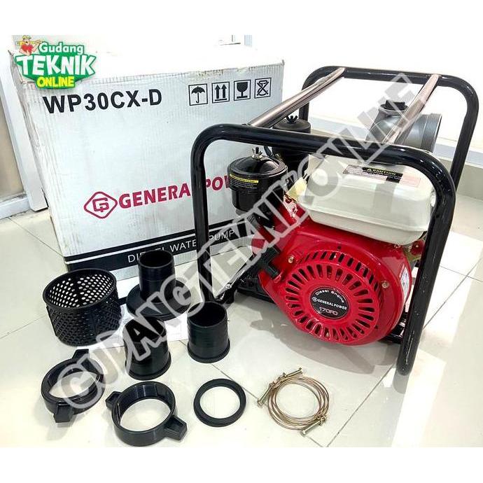 PAPANDAYAN Water Pump 3" WP30CX-D GENERAL SOLAR WP30CX-D Mesin Waterpump Alkon GENERAL