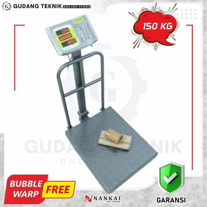 SABILULUNGAN Timbangan Duduk Digital Rail Nankai 150Kg / Timbangan Digital Nankai 150 Kg / Nankai 15