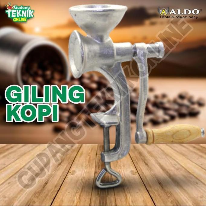 KEZHINES Alat Giling Kopi Manual ALDO - Gilingan Kopi Manual / Penggiling Kopi Manual ALDO / Giling 