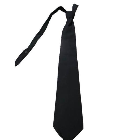 Dasi Hitam Polos/Dasi Kerja Pria Wanita/Dasi MagangDasi Sekolah Hitam
