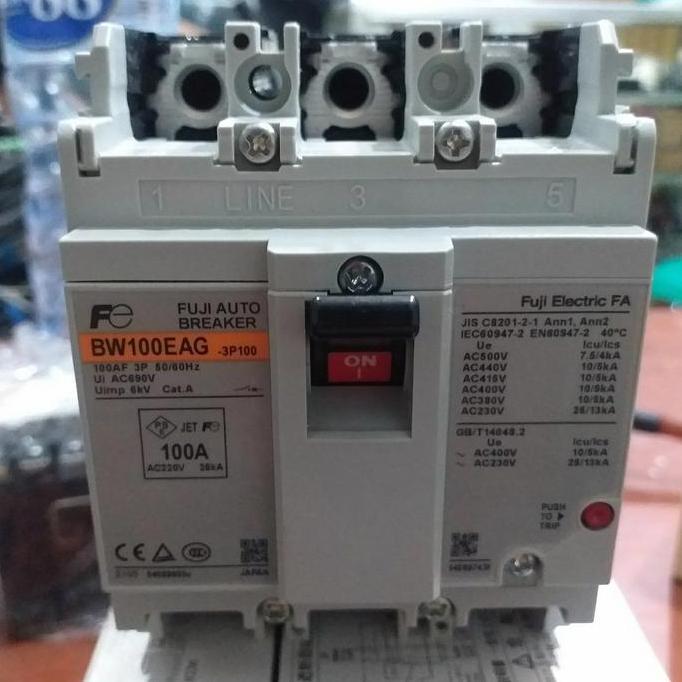 Mccb 3P 100A Fuji Bw100Eag Best Seller