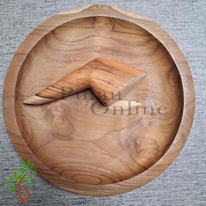 Cobek Kayu 30cm Dan 27cm- Pulau online VS