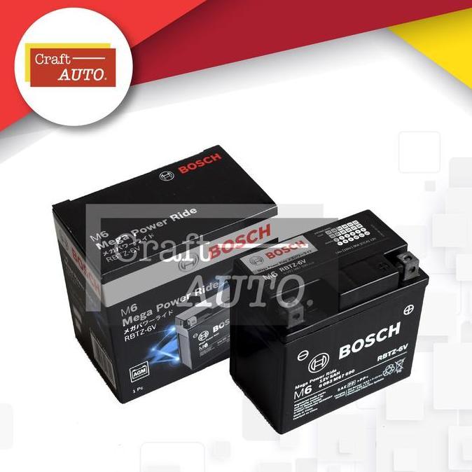 Aki Motor Yamaha Lexi Bosch RBTZ-6V