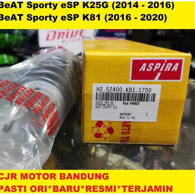 Shockbreaker Motor Beat Fi ESP 31CM K25G kode K81 2014 UP Shock BEAT ASPIRA