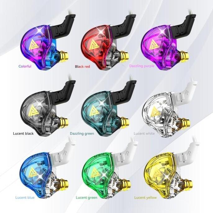 Qkz Ak6 Dmx With Mic Basshead Hifi Sound In Ear Monitor Earphone Iem