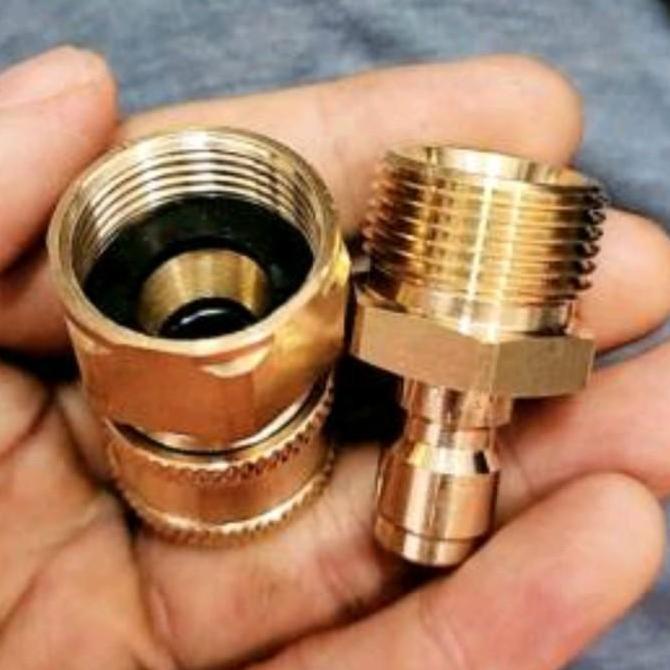 Quick Connect Coupler M22 Male Dan M22 Female Untuk Mtmasaki Mt 1800