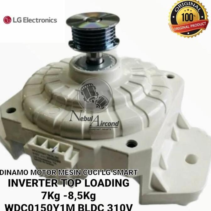 DINAMO MOTOR MESIN CUCI LG SMART INVERTER TOP LOADING 7 KG -8,5KG