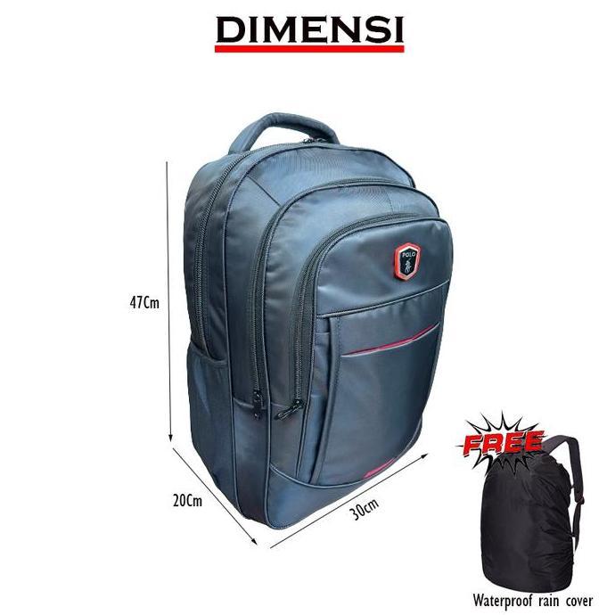 TAS RANSEL POLO TY01 UKURAN BESAR / Backpack POLO TY01 Pria & wanita 2 Warna