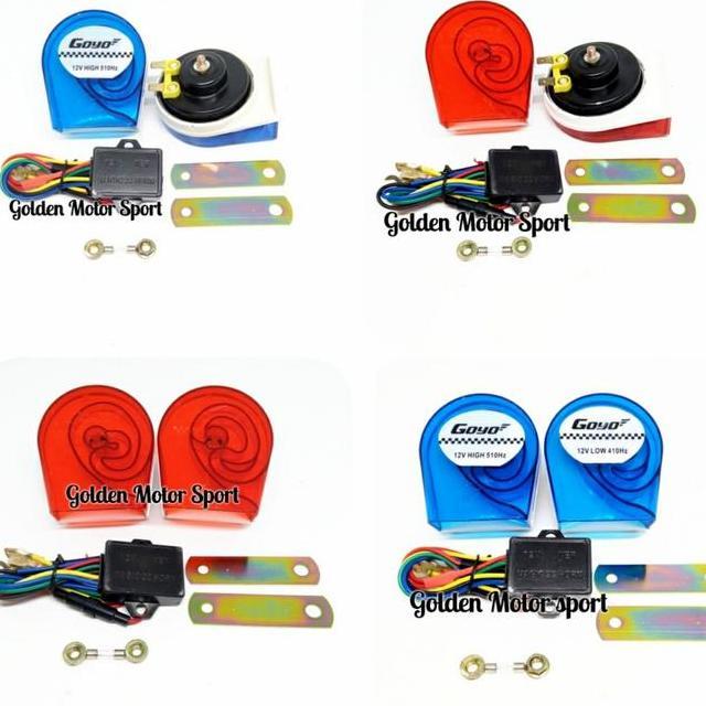 Klakson Gema Echo 8 Suara Plus Relay Klakson Telolet Klakson Keong