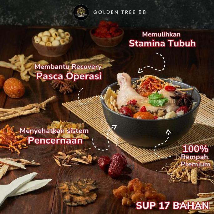 Backto- Super Tim Ayam Ginseng Terlengkap 17 Bahan Ciapo Chicken Herbal Soup