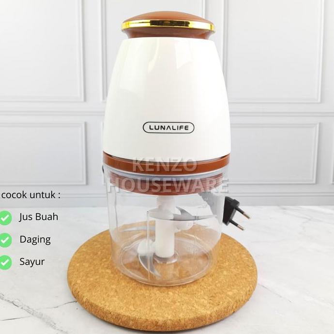 Chopper Blender Listrik Food Juicer Alat Penggiling Daging Bumbu Buah