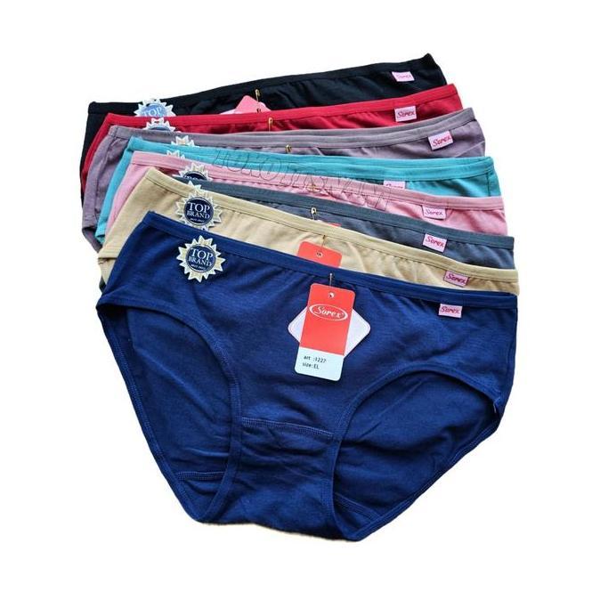 Wokpu- Cd Sorex 1227 Bahan Katun | Celana Dalam Wanita Sorek Cutting Mini Bawah Pinggang