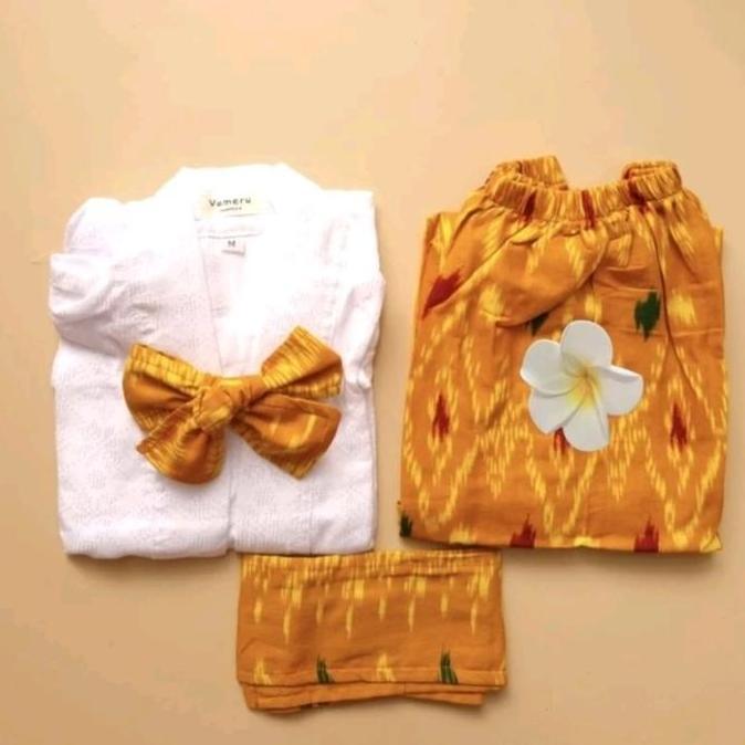 KEBAYA ANAK ENCIM MOTIF ENDEK BALI