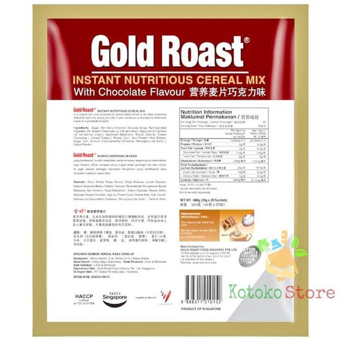 Ready  Gold Roast Cereal Vanilla / Gold Roast Cereal Chocolate / Gold Roast Instant Sereal