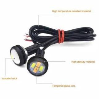 Promo Lampu Led Mata Elang 2 Warna Eagle Eyes Eye Senja Sen Kota Mobil Motor Cod