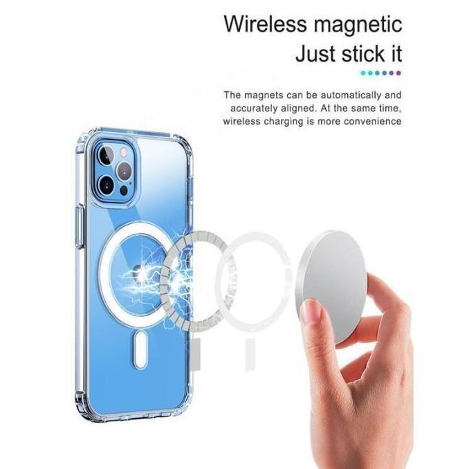 Case  untuk Realme X3 SUPER ZOOM MAGSAFE TPU CLEAR KORI Magnetic Bening Transparan Clear Softcase Si