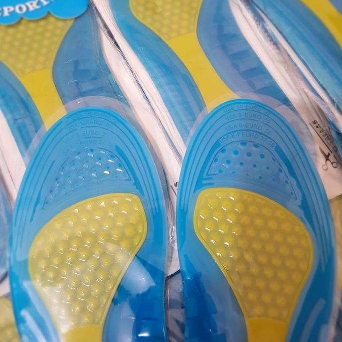 Boyboy- Insole Sepatu Gel/Alas Sepatu Pria/ Silikon Gel/ Shoes Pad