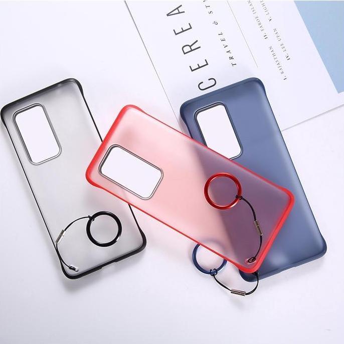 Case Hp  untuk Huawei P40 Pro Casing HARD PC Matte Casing Frame Borderless Frameless Ponsel Cover
