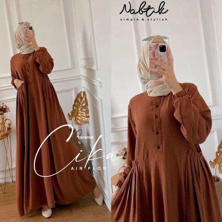 DISKON GAMIS CIKA/ GAMIS CIKA NABTIK/GAMIS POLOS/ GAMIS PUTIH POLOS/GAMIS KRINGKLE AIR FLOW/GAMIS KE