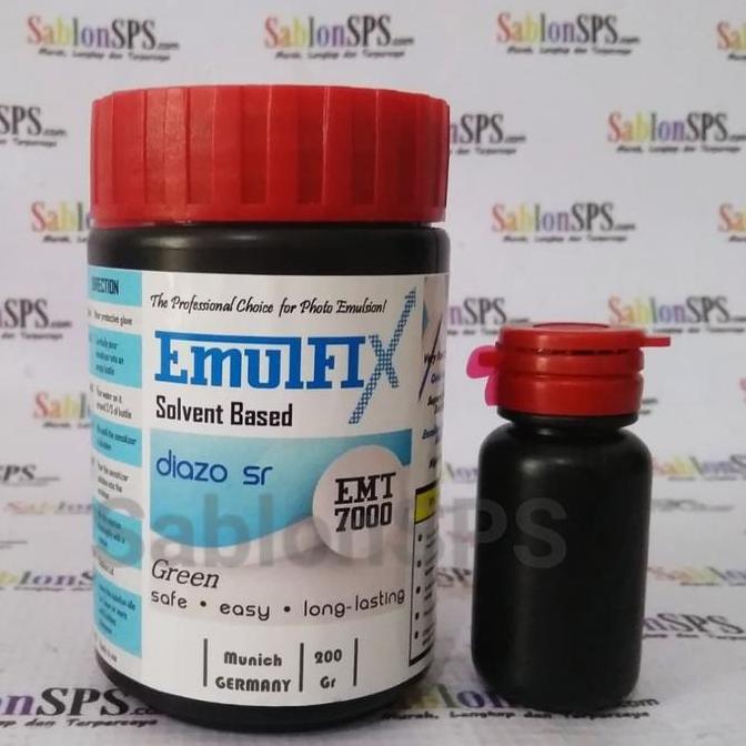 Wasingten- Obat Afdruk Sablon Emulfix Solvent Based Green 200Gr