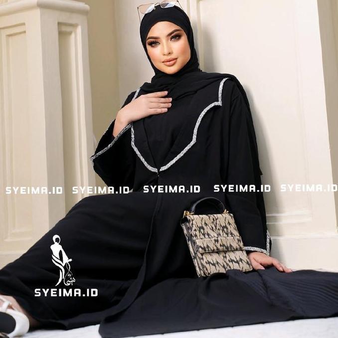 Granada Abaya Exclusive Include Inner Original Brand Lokal By Syeima.Id Abaya Gamis Lebaran Terbaru 