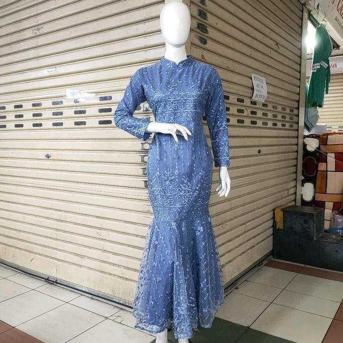 Gamis Duyung Mutiara / Gamis Pesta Wanita /Dres Brokat