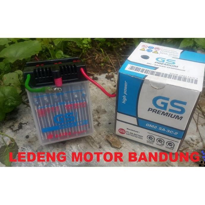 Aki GS Astra Basah GM2.5A-3C-2 Motor GL Pro GL Max Accu 12v 2.5a