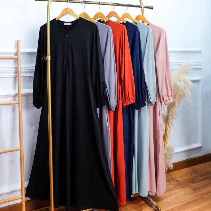 Jv Hasanah Gamis Payung Kaos Rayon Busui - Alia Rayon Akira