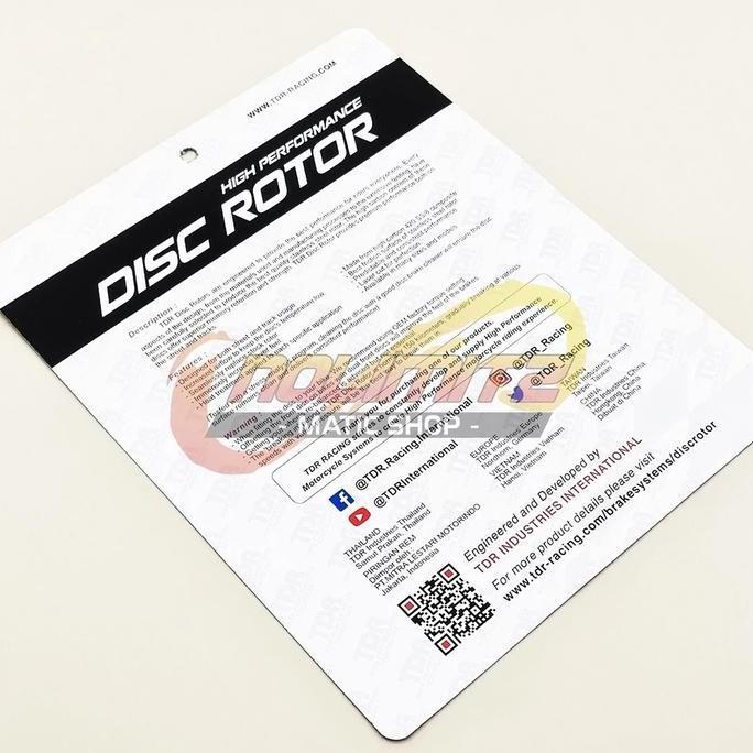 Piringan Cakram TDR Racing Disc Brake Belakang TMAX Yamaha NMAX
