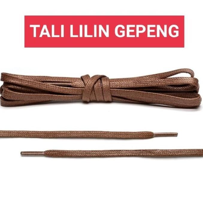 TALI SEPATU LILIN GEPENG WAXED LACES