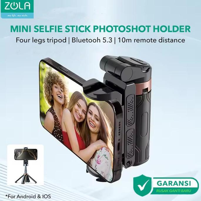 23Daggdedet - Zola Extendable Grip Tripod Mini Selfie Stick Remote Control Tripod 3 In 1 Tongsis Tri