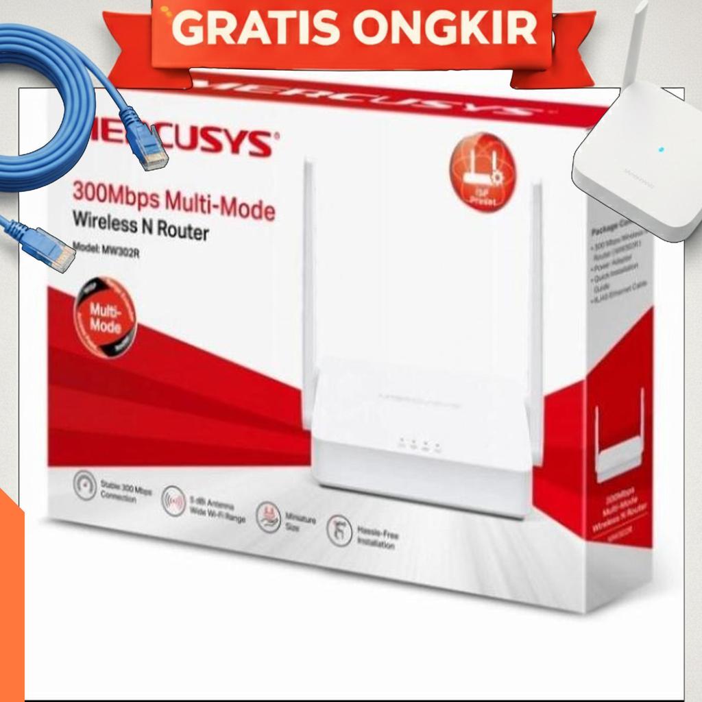 Router Mercusys Mw-302-R/ Router Wifi/Wireles Mercusys 300 Mbps Ori