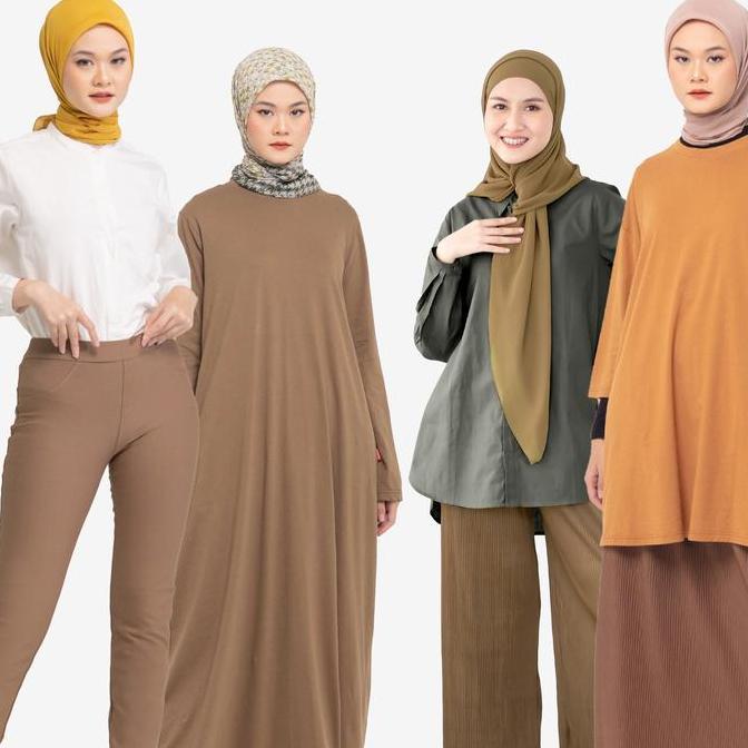 [BUSANA KHUSUS] DAUKY TUNIK DRESS PANTS SCARF (TERBAIK) (TERBARU) (TERMURAH)