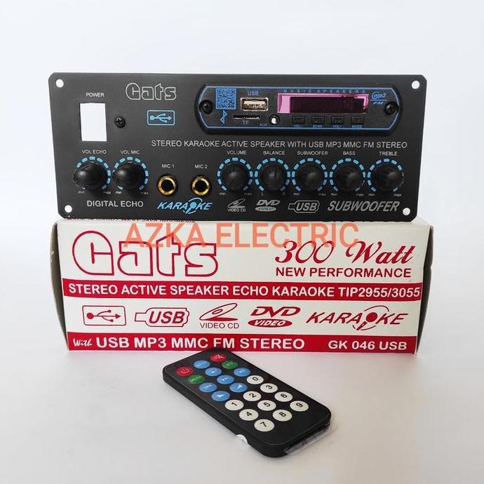 Power Amplifier Speaker Aktif Stereo Plus MP3 Bluetooth 300 Watt HEMAT