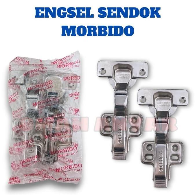 *:*:*:*:*] 1 PASANG Engsel Sendok Lemari TWIN MORBIDO ELCO Hidrolis Slow Motion Soft Close 35 MM