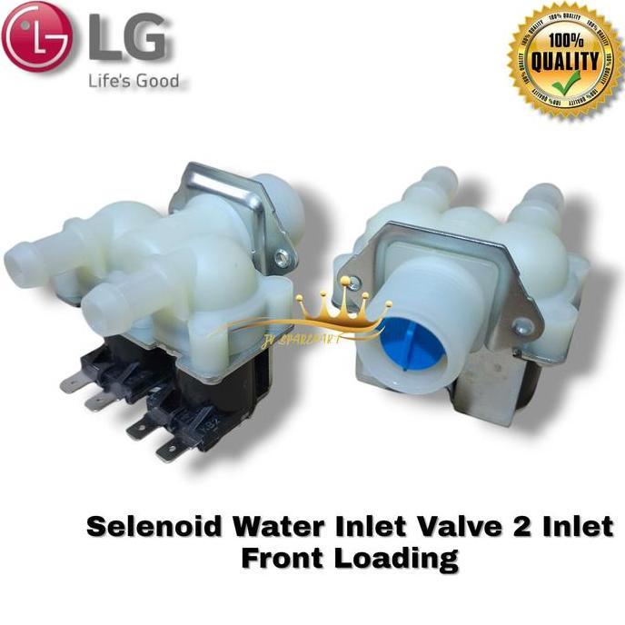 Selenoid Water Inlet Valve 2 Inlet Mesin Cuci Lg Front Loading - Selenoid Mesin Cuci Lg Double PROMO