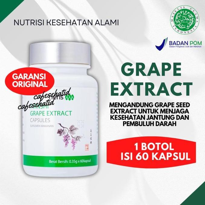 Grape extract isi 60 kapsul | ekstrak biji anggur - grape seed extract