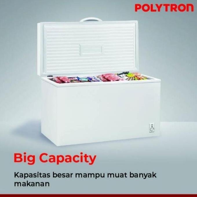 Promo POLYTRON CHEST FREEZER/FREESER BOX 200L PCF-217 (SBY-SDA-GRESIK ONLY) Diskon