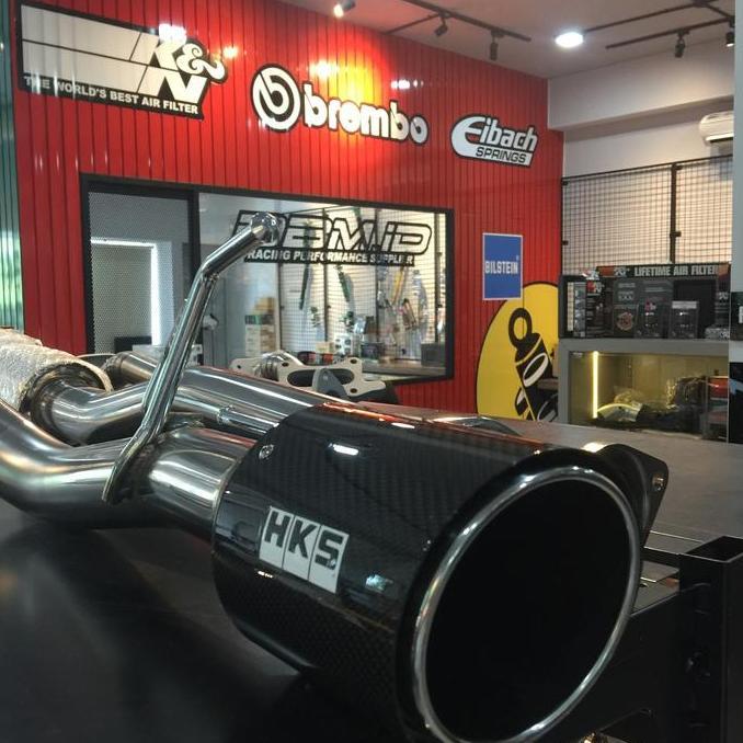 MUFFLER EXHAUST KNALPOT HKS LEGAMAX CARBON INNOVA REBORN FORTUNER VRZ ORIGINAL DAN TERPERCAYA