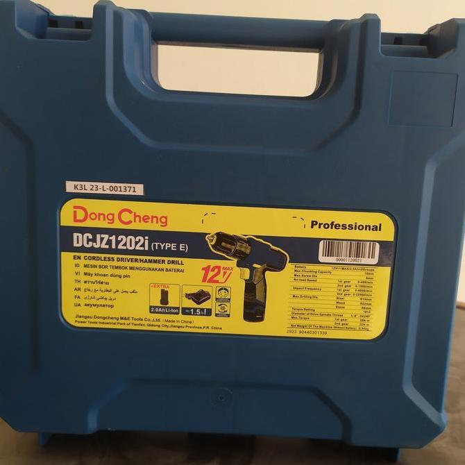 Diskon Dongcheng Dcjz1202I Bor Baterai / Dcjz 1202I E Cordless Impact Drill
