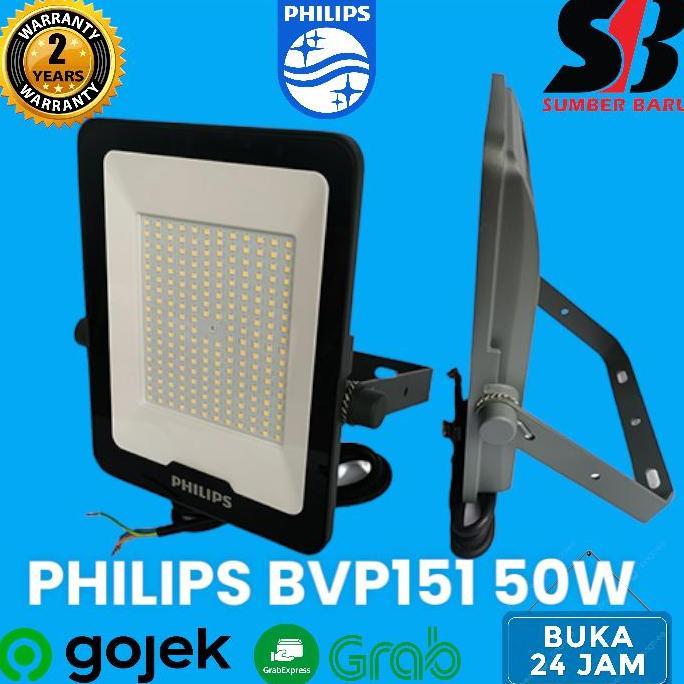 NEW LAMPU SOROT LED BVP151 50W ORIGINAL- PHILIPS BVP 151 50 WATT FOODLIGHT 6500K