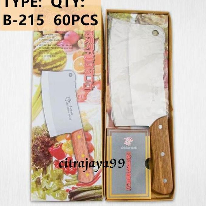 Pisau Daging Tajam Tebal / Golok Cingcang / Pisau Sayur B - 215