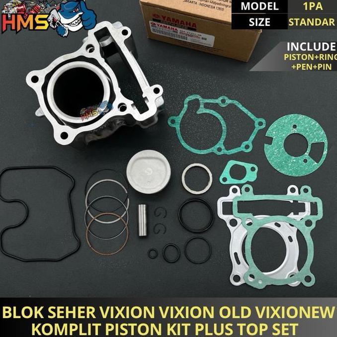 Blok Seher Komplit Vixion Vixion New Vixion Old 1PA Plus Piston Kit Ring Seher Sepaket