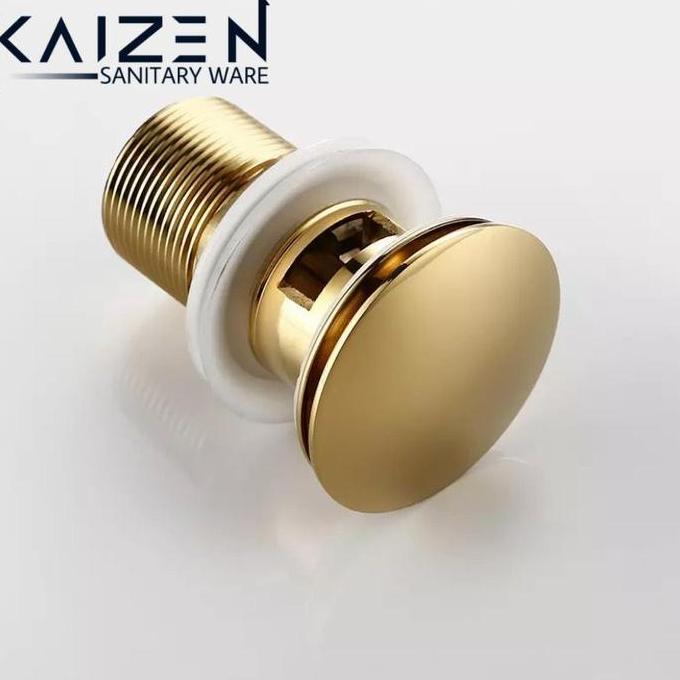 afur wastafel gold doff/afur tutup lubang wastafel overflow