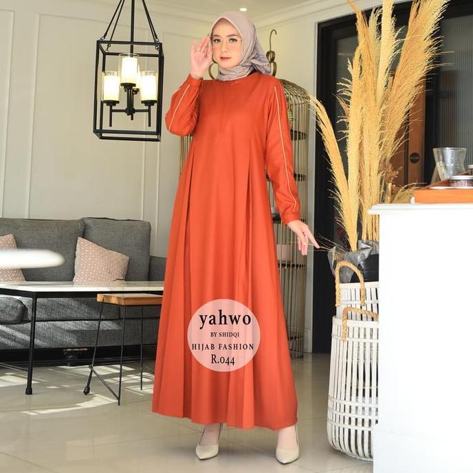 Murah Yahwo Hijab Fashion-Gamis wanita Terbaru Terlaris-Busuy-Seragam Gamis Terlaris-Bahan Toyobo-Ba