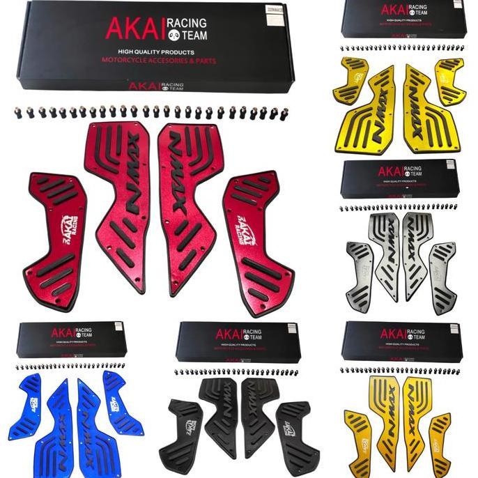 Bordes Nmax Karpet Nmax New Pijakan Kaki Nmax New Injakan Kaki Nmax New 2020-2021-2022 Akai Racing 0